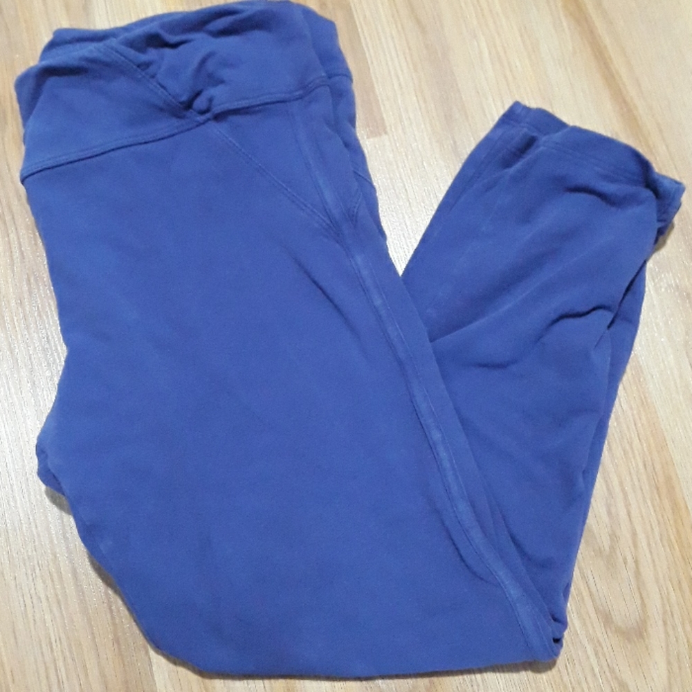 Rich purple athleta crop legging